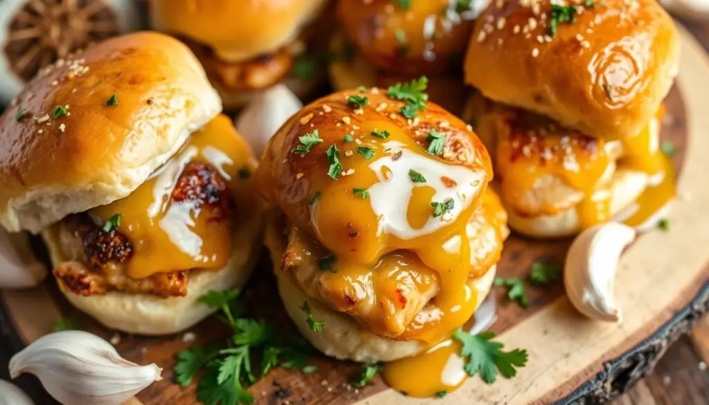 Garlic Butter Chicken Slider Topping