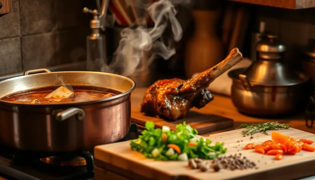 Oxtail Gravy Preparation